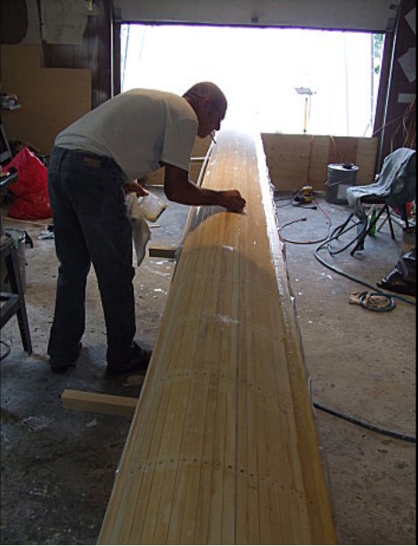  -aile en contreplaqué pour le trimaran Drifter17 de Mark Gumprecht